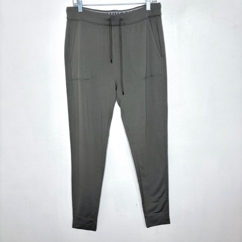 Saxx 3Six Five Modal Jogger Mens Medium Olive Green Lounge Sweatpants Activewear